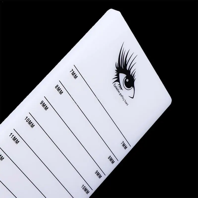 Reusable Portable Acrylic Eyelash Extension Pallet False Eyelash Holder Pad Adhesive Glue Pallet Holder Grafting Eyelash Tool