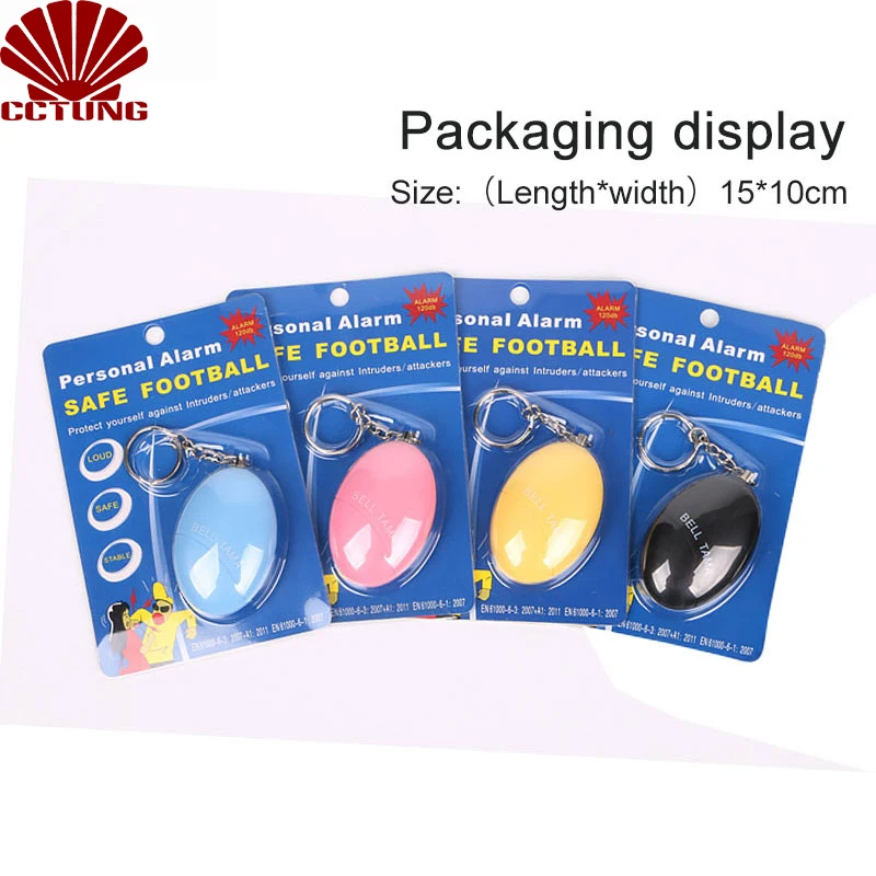 Super Mini 120db Personal Security Alarm Keychain Anti Attack Rape Emergency Personal Alarm Battery Built-in To Help Scare Off