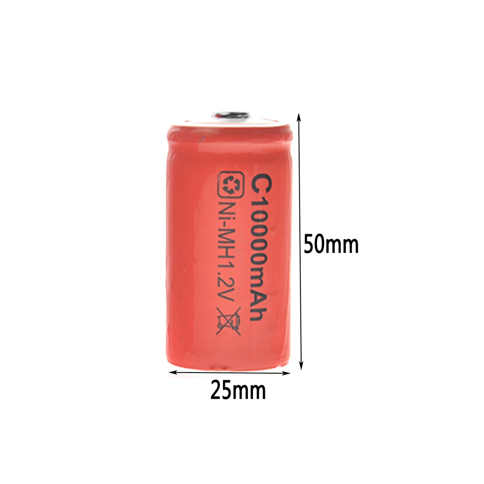 4/8/12pcs C size 10000 mAh + 4/8/12pcs Dsize 13000 mAh  Rechargeable Batteries 1.2v NI-MH Size NI-MH  C/D size rechargeable