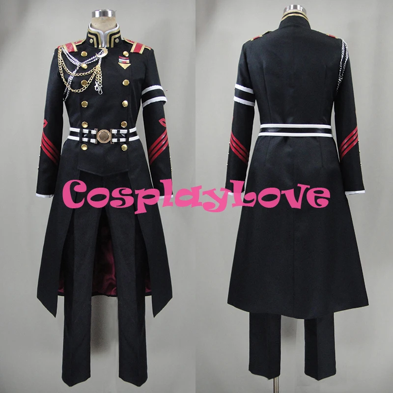 

New Custom Made Japanese Anime Seraph of the end : Vampire Reign Owari no Serafu Kureto Hiragi Cosplay Costume High Quality