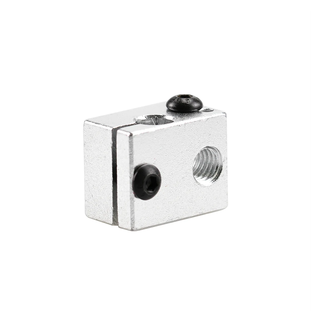 Aluminium V6 Heat Block For V6 J-head Extruder HotEnd 3D Printers Parts Heater Hot End Heating Accessories 20*16*12 mm