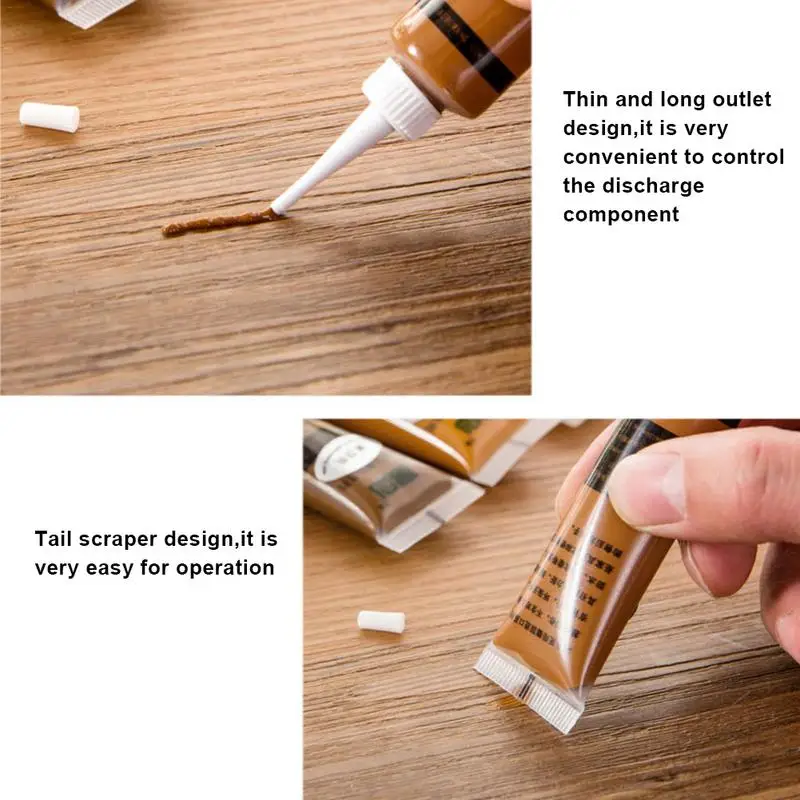 New Furniture Repair Paint Solid Wooden Refinishing Paste Floor Furniture Scratch Fast Remover Black Walnut Repair Paint Pen