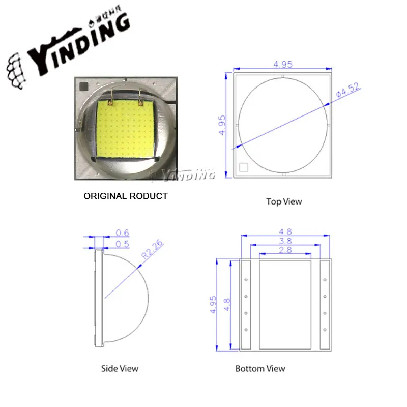 Imagem -05 - Alta Potência Levou Contas Lâmpada 6500k Cool White Lanterna Fonte de Luz Wick Pode Substituir Xml2 Led Lamp Beads 10 Pcs Sst40 15w