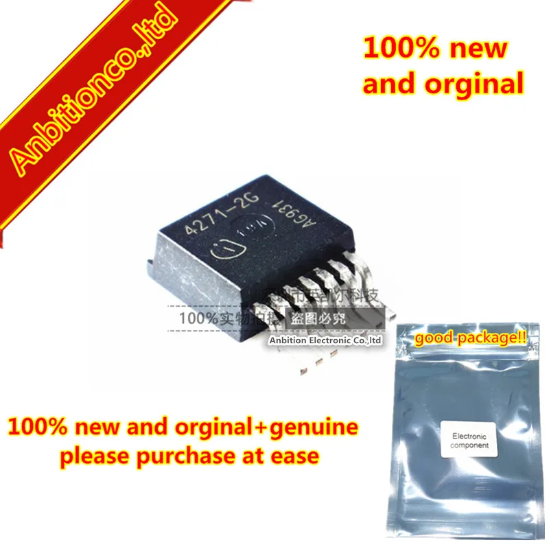 2-10pcs 100% new and orginal TLE4271-2G TLE4271 TO263-7 5-V Low-Drop Fixed Voltage Regulator in stock