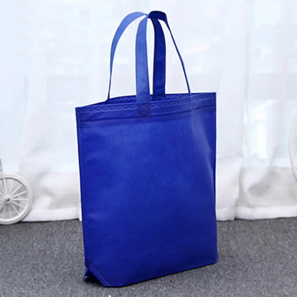 Reusable Large Canvas Cotton Fabric Shopper Bag Women Shoulder Tote Non-woven Environmental Case Organizer Multifunction