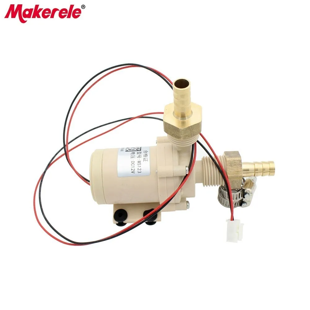 

Brushless DC Water Pump 12V/24V Silent High Temperature Solar Electric Gas Water Heater Circulating Booster Pump