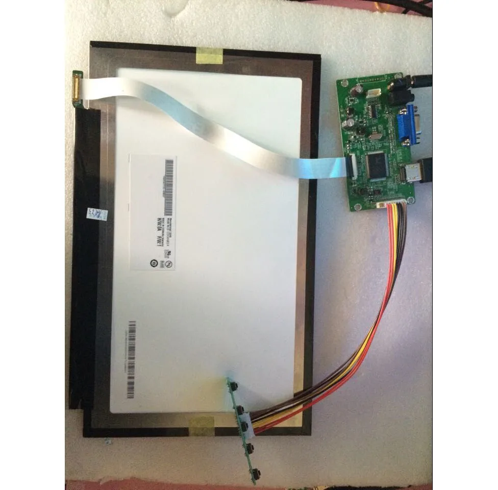 Imagem -06 - para Hb140wx1301 30pin Faça Você Mesmo Lcd Edp Driver Kit Controlador Vga 14 Placa 1366x768 Monitor de Exibição de Tela