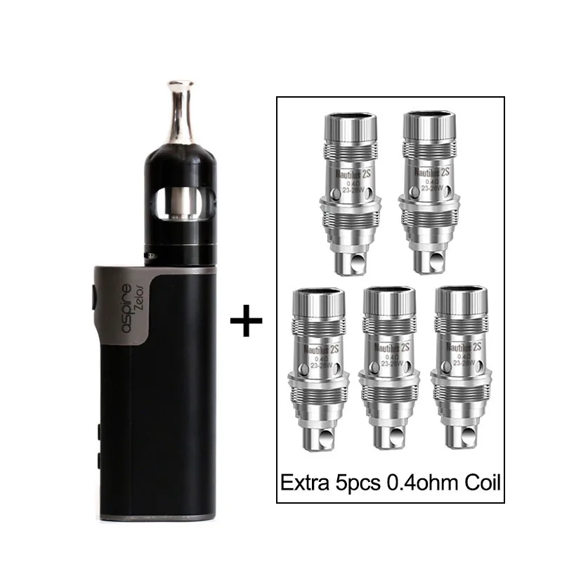 Cigarrillo electrónico Aspire Zelos 2,0, cigarrillo electrónico con tanque Nautilus 2S y batería integrada de 2500mah, bobina BVC