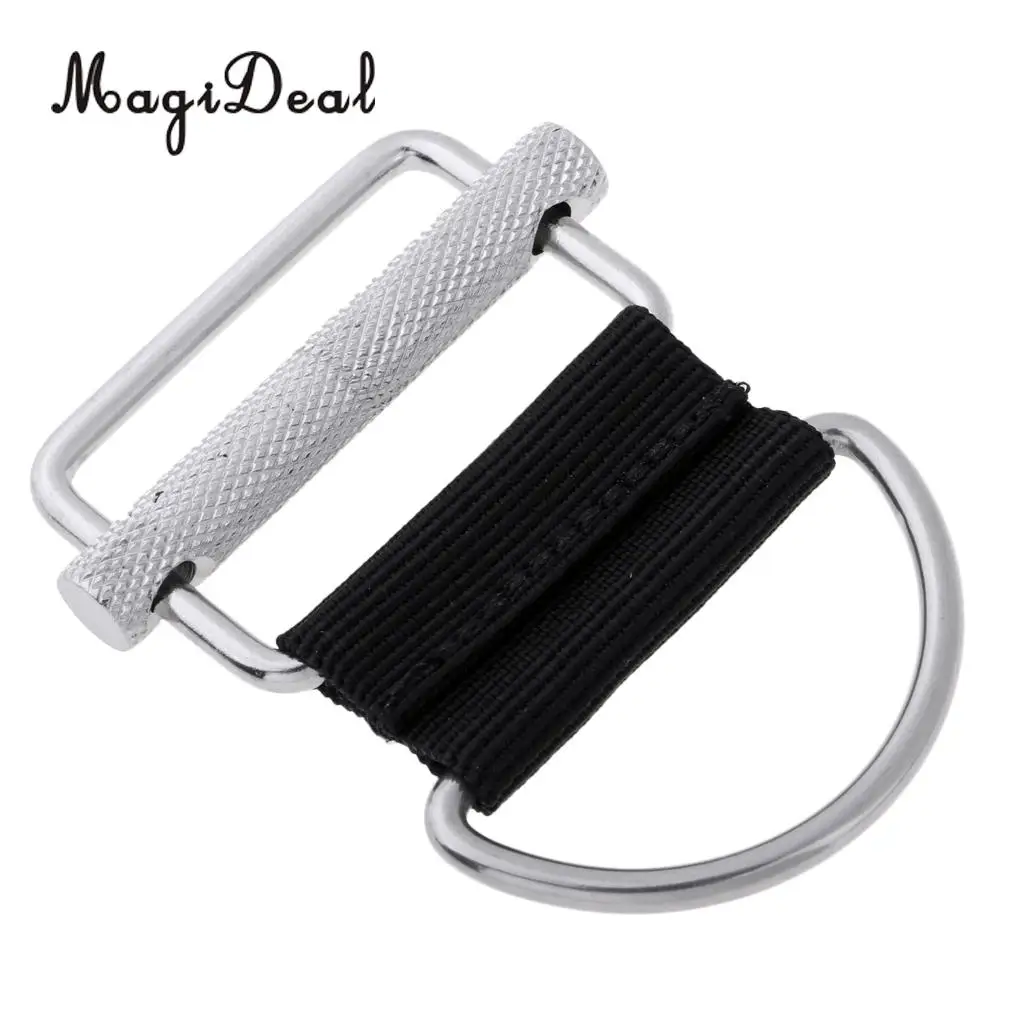 

MagiDeal 316 Stainless Steel Standard 2 inch Dive Weight Belt Buckle & D Ring for Underwater Scuba Diving