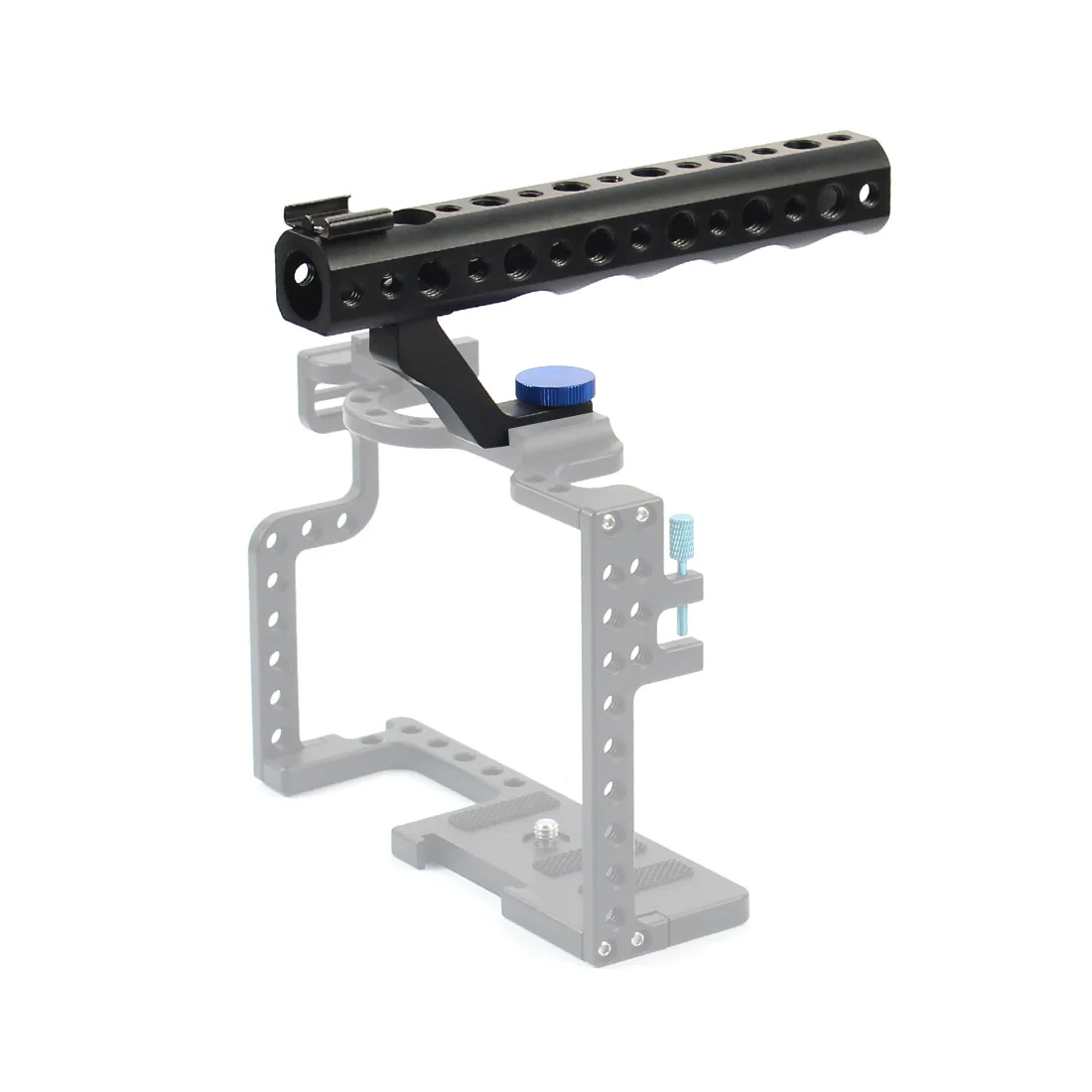 Câmera dslr, alça superior de liberação rápida, 28mm, com sapata quente, 1/4 ", 3/8" para gaiola dslr, peça de ângulo baixo para sony a6000 gh5 g85 a7riii