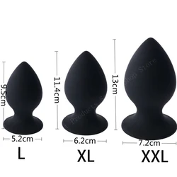 APHRDDISIA Big Size 7 Mode Vibrating Silicone Anal Butt Plug Suction Cup Vibrator For Men Women/Couples Erotic Toys