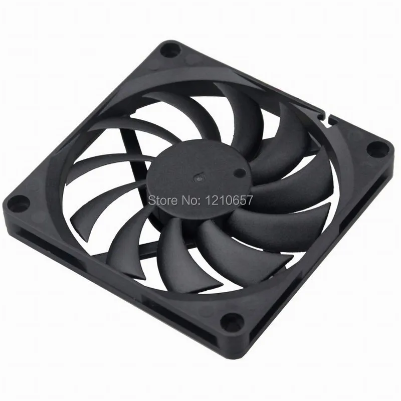 10 PCS lot Gdstime 80mm 80x10mm 8010S 8cm DC 12V 3pin PC Computer Case Cooling Cooler Fan