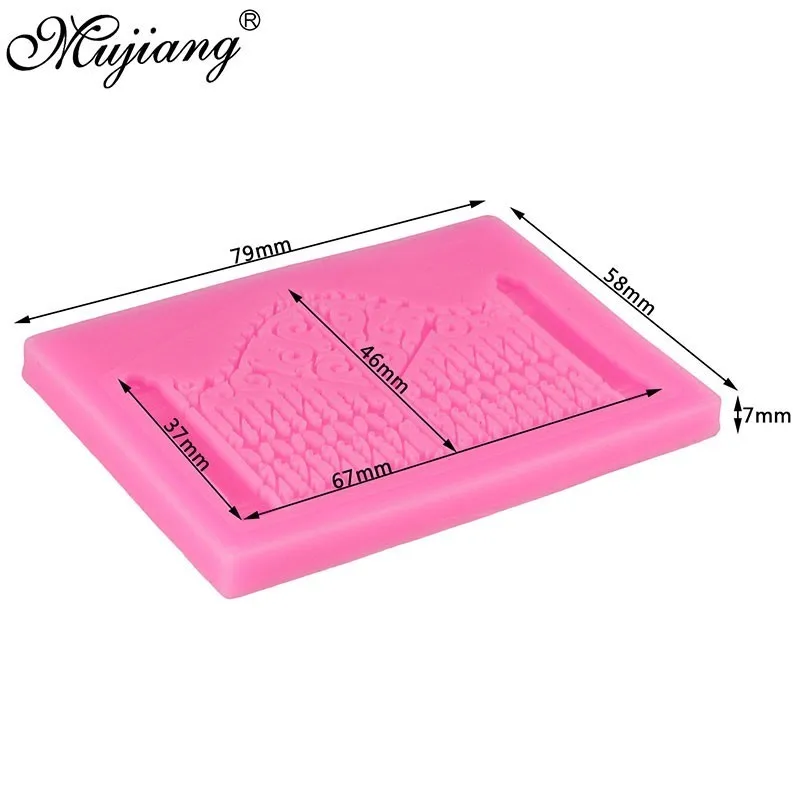 3D Door Window Silicone Mold Frame Cake Border Fondant Cake Decorating DIY Fence Cookie Baking Candy Chocolate Gumpaste Moulds