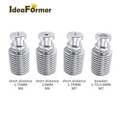 E3D V6 Radiator Short Distance Heat Sink J-head Hotend All Metal For 1.75/3.0mm Filament Direct Bowden Extruder 3D Printer Parts