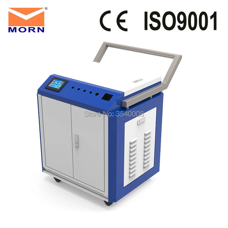 100W Raycus IPG fiber laser source coated and oil rust fiber laser cleaning machine