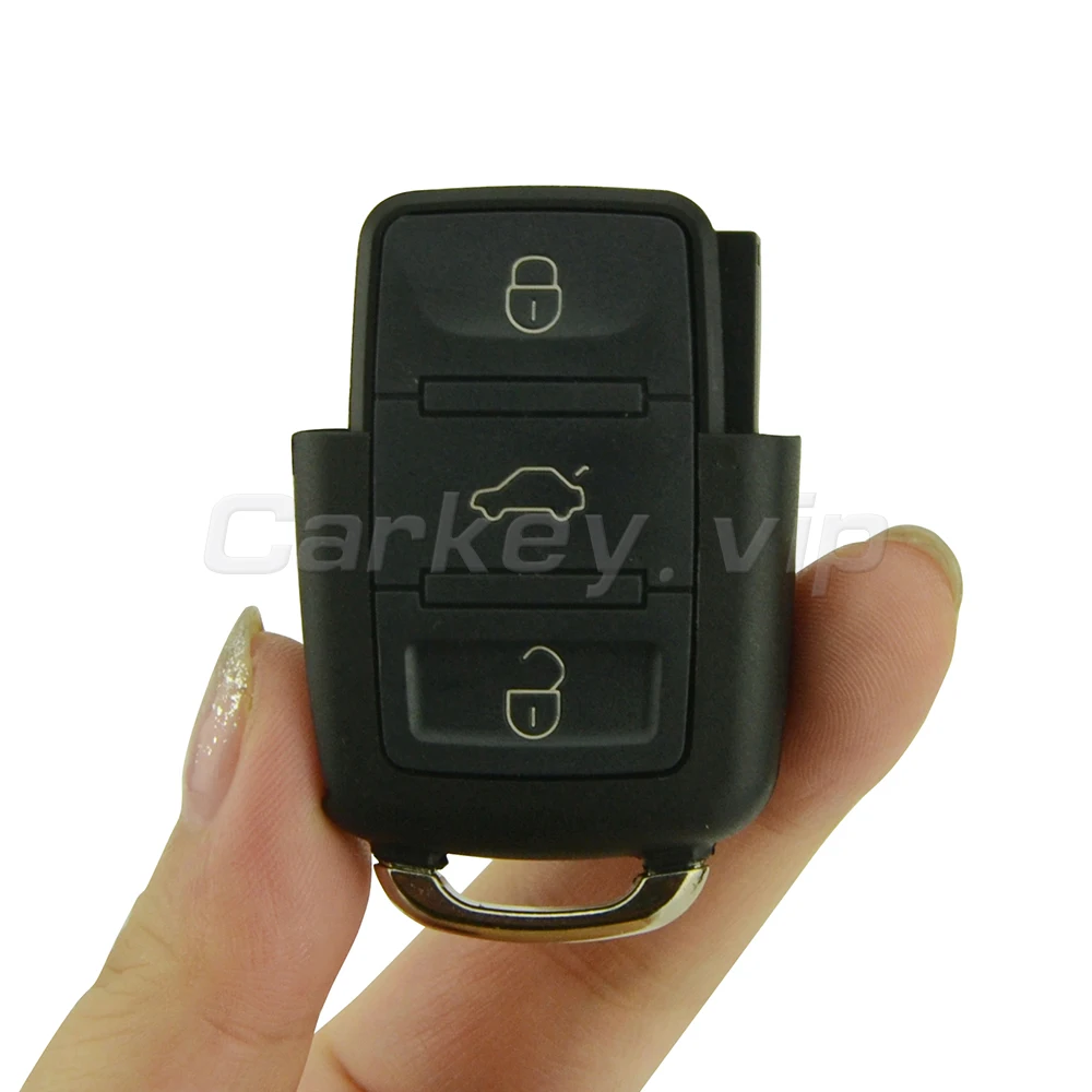 Remotekey 5pcs 1J0 959 753 DJ 3 Button 315Mhz ID48 Chip HU66 For Vw Seat Leon Toledo For Skoda Octavia Fabia 2000 Folding Key