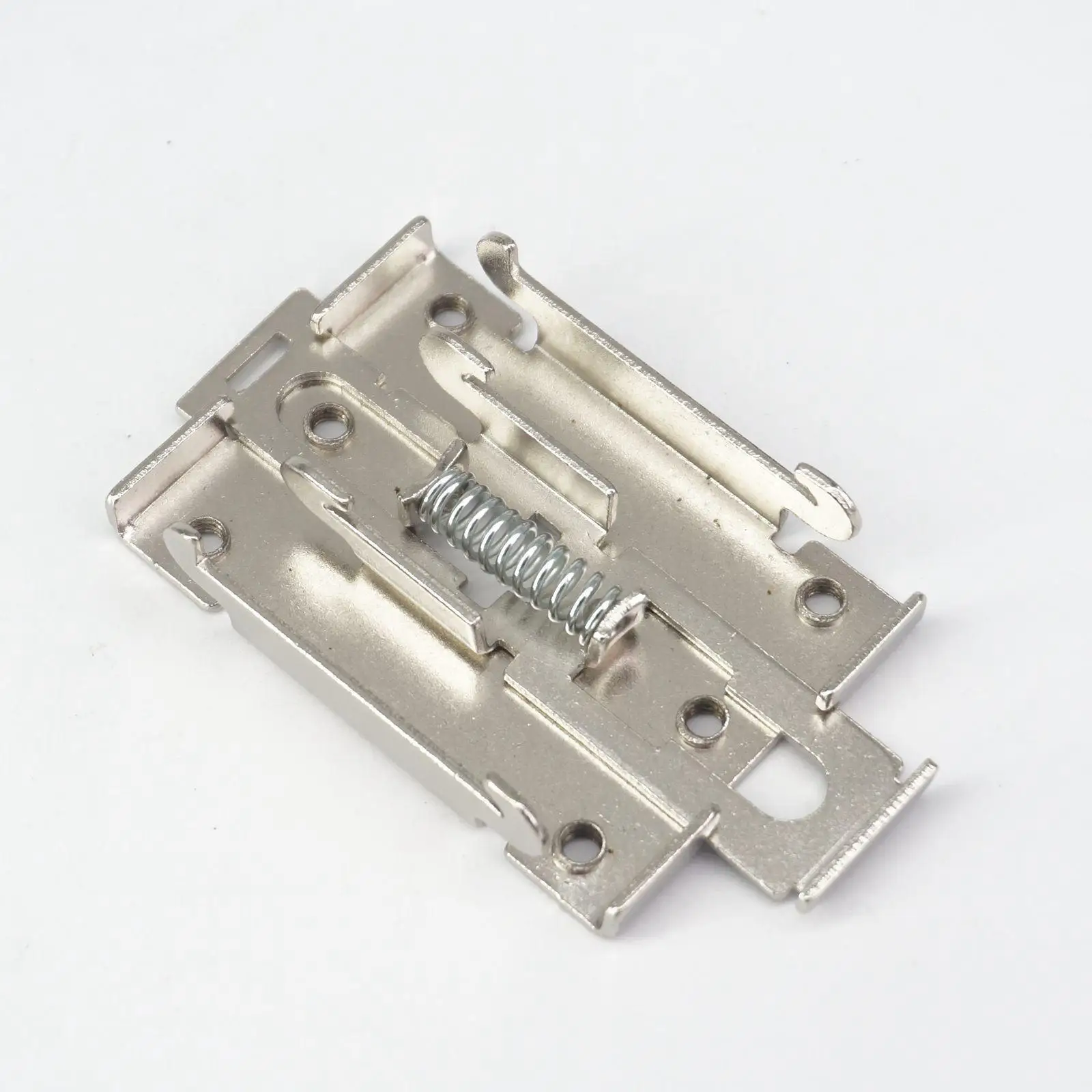 Single Phase SSR 35MM DIN Rail Fixed Solid State Relay Clip Clamp Mounting Bracket Iron Nickel Plating