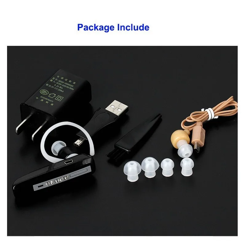 invisible mini Hearing Aid Rechargeable for Elderly Binaural Ear Sound Amplifier Hearing Aids digital Deaf Ear Care Tool Devices