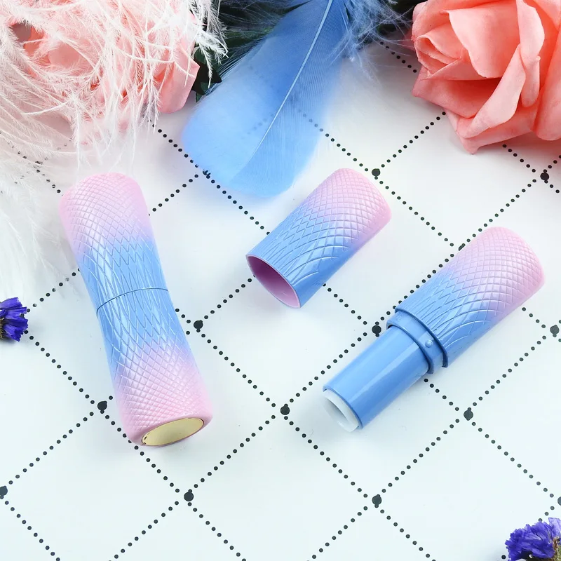 Refillable Plastic Mini Bottles DIY Lipsticks Containers Tube Bottle Black Red Lip Stick Empty Tubes Cosmetic Tools 200pcs/lot