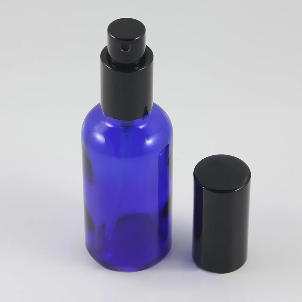 PGX20-50ml cheap perfume bottles blue glass spray refillable packaging in stock