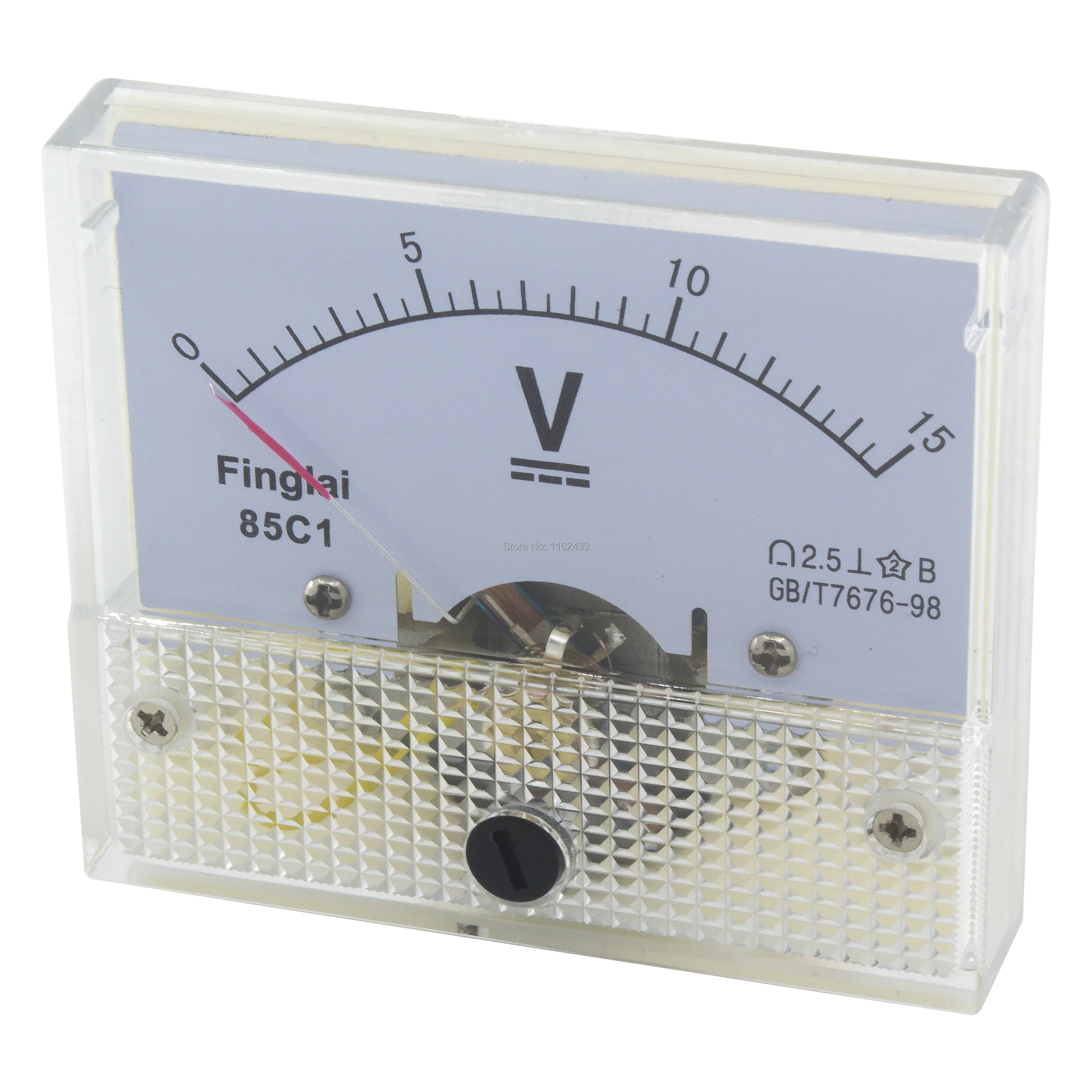 85C1-V DC pointer voltmeter voltage meter 10V 15V 20V 30V 50V 75V 100V 150V 250V 85C1 series analog volt meter 64*56 mm size