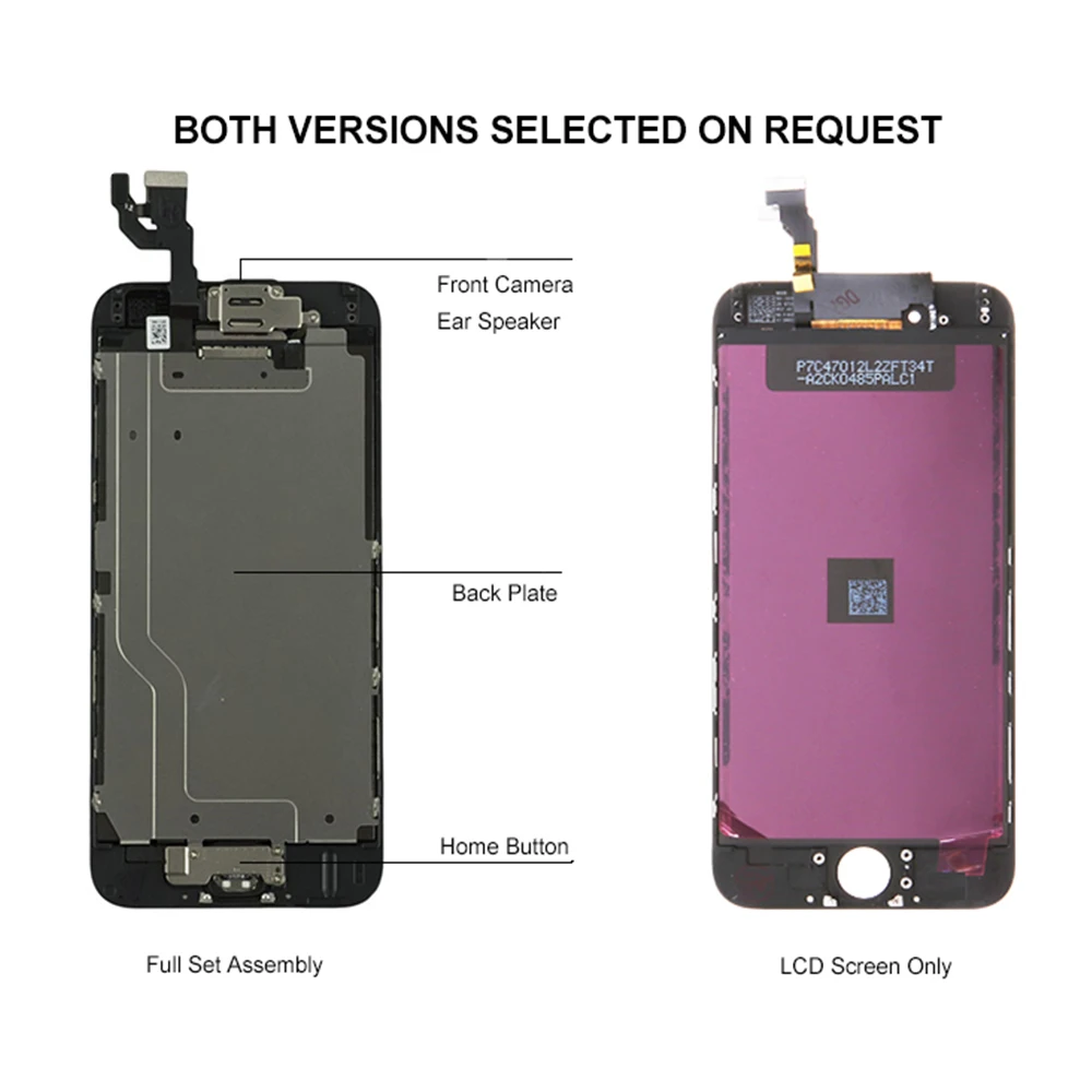 Full Set Display For iPhone 6 6S LCD Screen Complete Assembly Touch Digitizer Replacement 4.7\