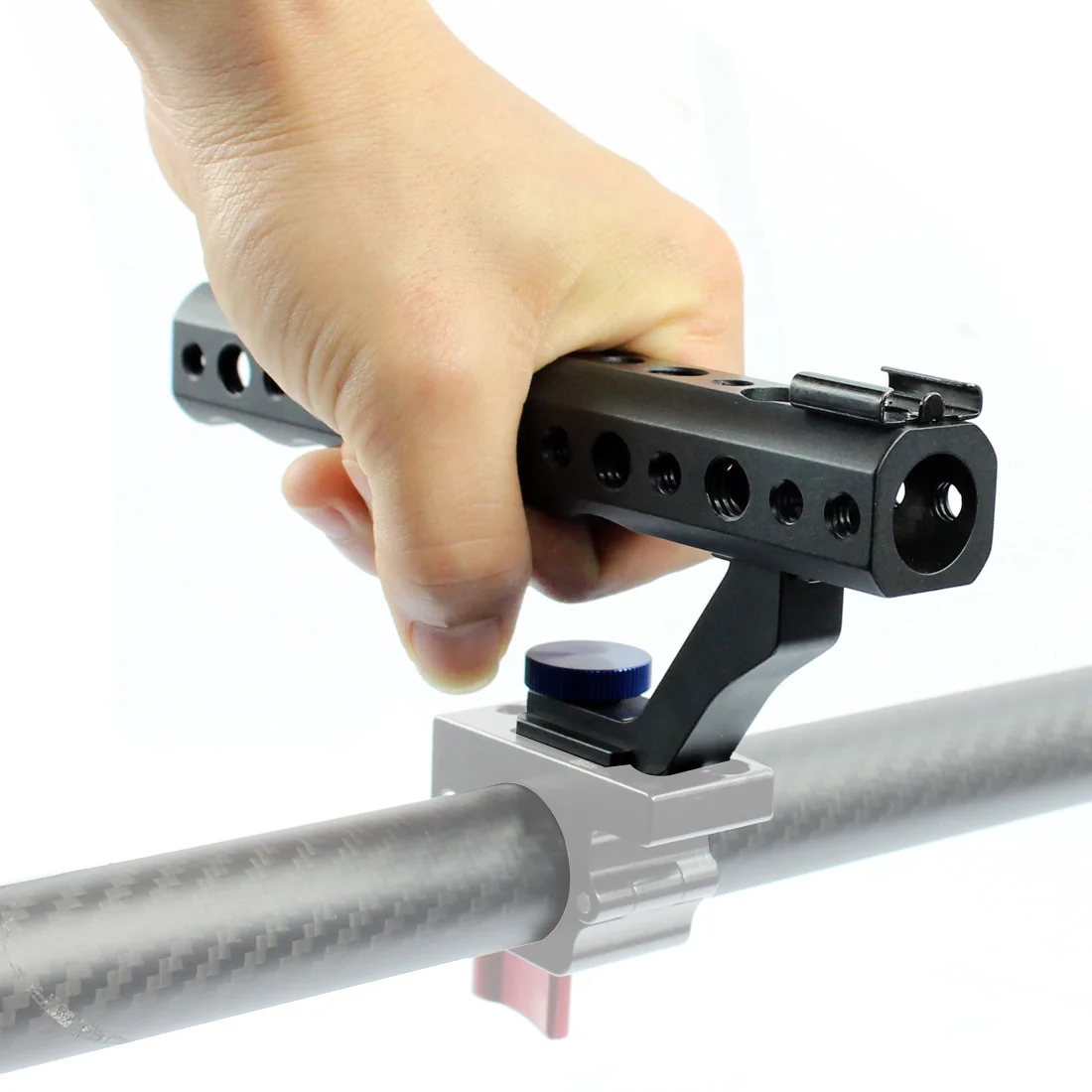 Câmera dslr, alça superior de liberação rápida, 28mm, com sapata quente, 1/4 ", 3/8" para gaiola dslr, peça de ângulo baixo para sony a6000 gh5 g85 a7riii