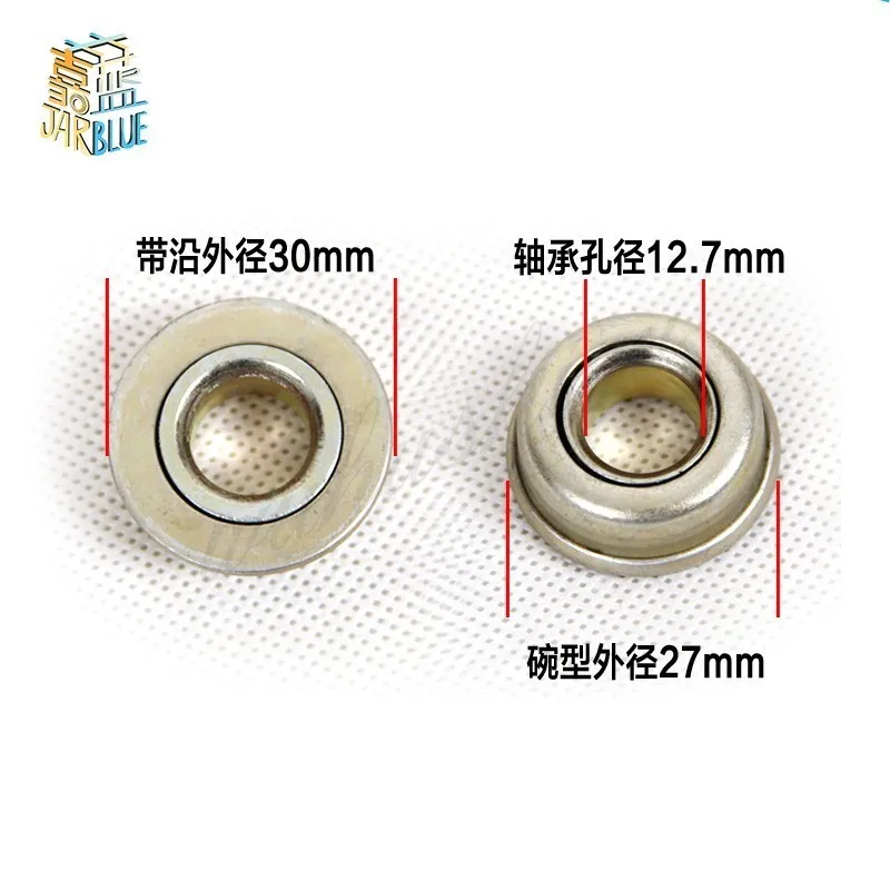 

Diving Front Fork Bearing ID 1/2 inch ( 2Pcs or 8pcs ) 12.7*27*30mm Wheelchair Accessories H009 / H005 Wheelchair Bowl Bearings