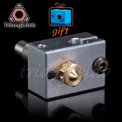Trianglelab High Quality 3D Printer Heater Block For Sensor Cartridges + Nozzle + Heat break For 3D Printer For HOTEND I3 UM