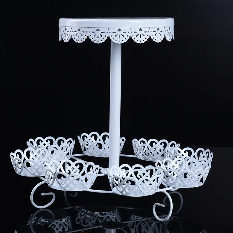 

Iron Cupcake Stand Birthday Party Hotel Cake Decoration Wedding Towers Tree Cake Dessert Stand