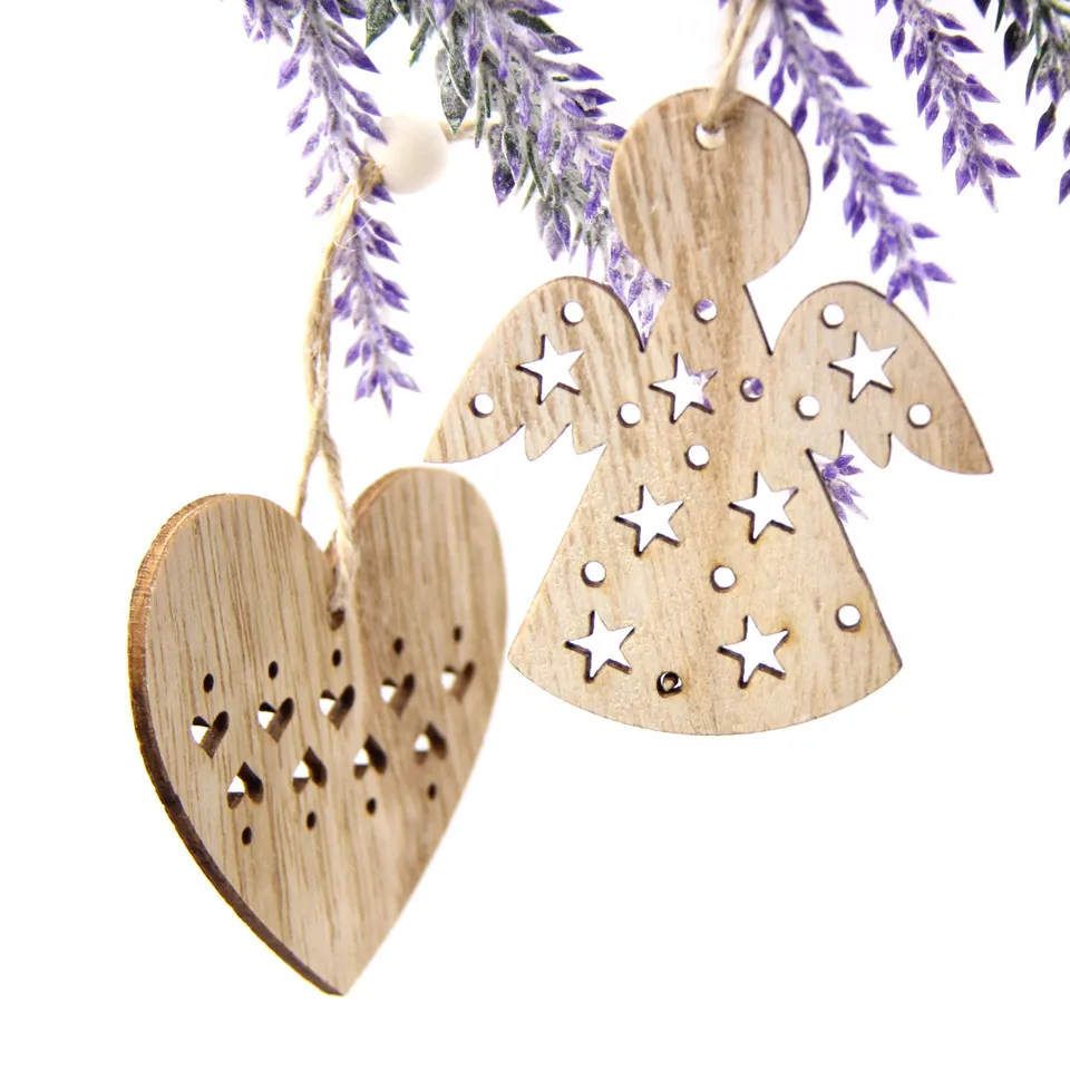 5PCS Multi-style Amore Angeli Carino di Legno Artigianato In Legno di san valentino di Nozze Giorno Dei Bambini Del Partito di Festa di Compleanno