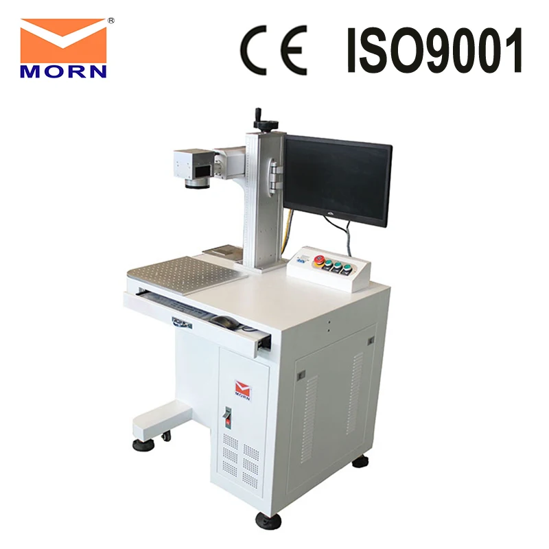 Machine Portable de marquage des métaux au Laser 50W, enlève la rouille du bois, Table de travail rotative 2D