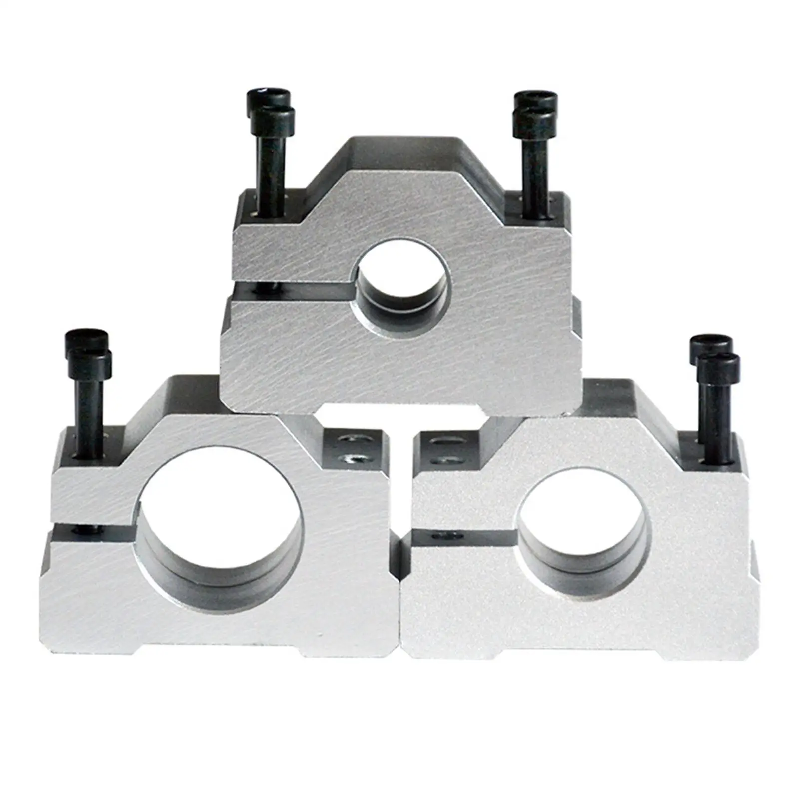 Cast Aluminum I.D 20/22/24/26/28/30/32/34/36mm M6 CNC Engraving Machine Spindle Motor Clamp Cas Fixture Holder Bracket D-Style