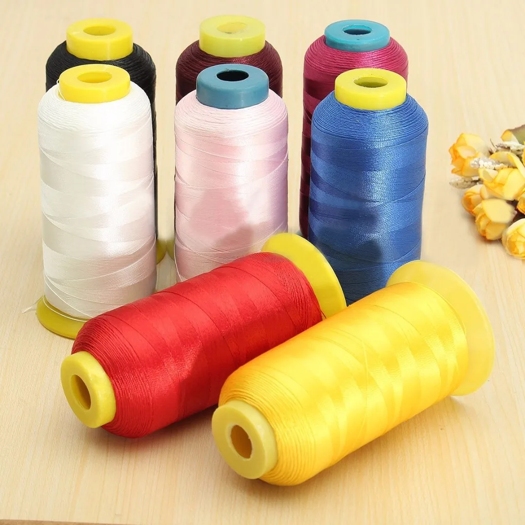 New 1300m 0.2mm 6 Colors Thick Nylon Silk Beading Thread String Cord Spool Jewelry Findings