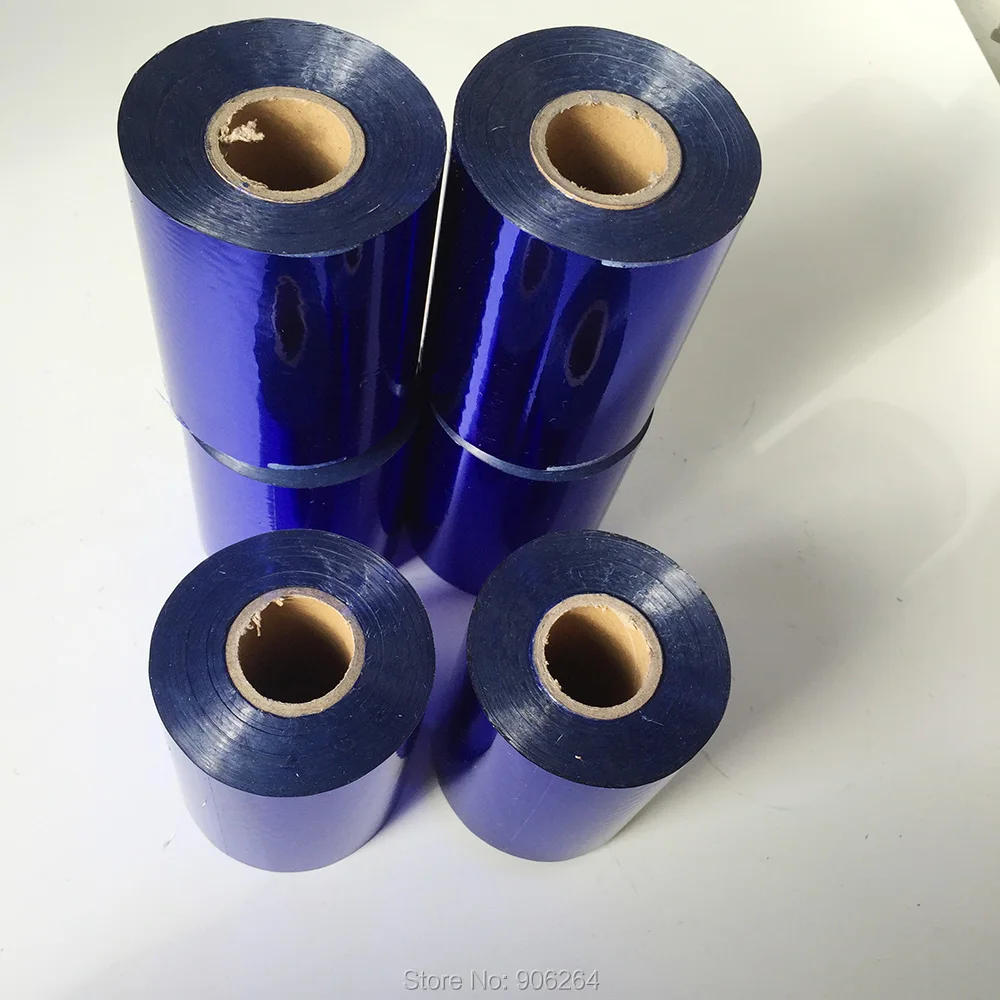 Blue Color 8cmx120m One Roll Hot Foil Paper DIY Card Plastic Material Stamping Beautiful Choice with Shipping Cost