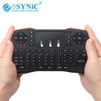 2.4G Wireless Touchpad Air Mouse Keyboard USB Extend Receiver Cable For PC Smart TV Russian English Spanish I8 Plus Keyboards