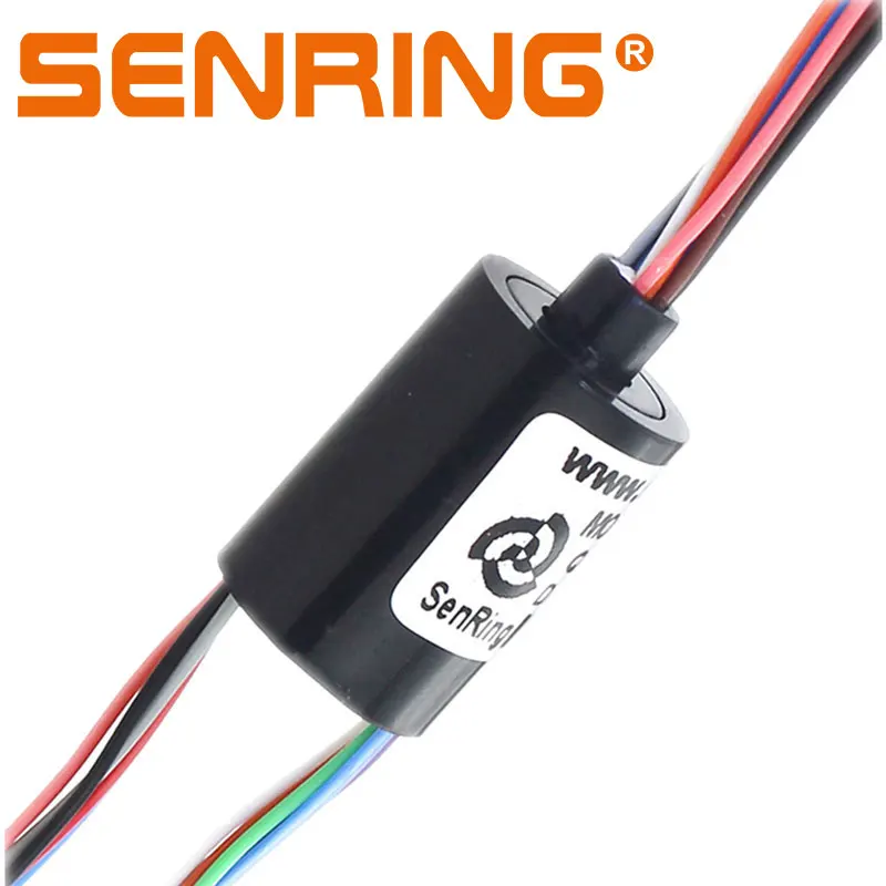 

No Flange Slip Ring OD 12.5mm of Capsule Sliprings 12 Circuits 1.5A Signal Transmission Rotary Joints for Toys Drone