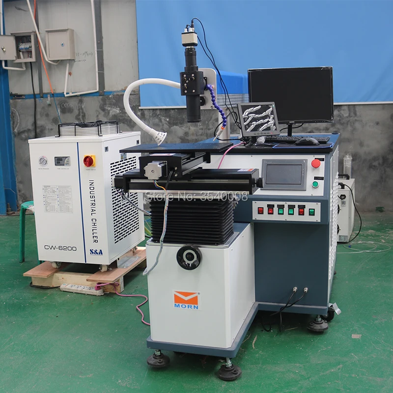 Fabriek prijs automatische laser lasmachine lasser CCD Monitor voor carbon staal en roestvrij stalen materialen
