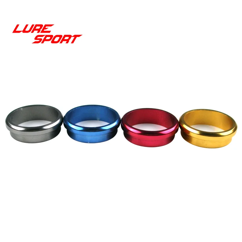 LURESPORT 10pcs Aluminum Ring KCBT KCBR wind check FUJI Reel Seat part Rod Building Component Repair rod DIY Accessory