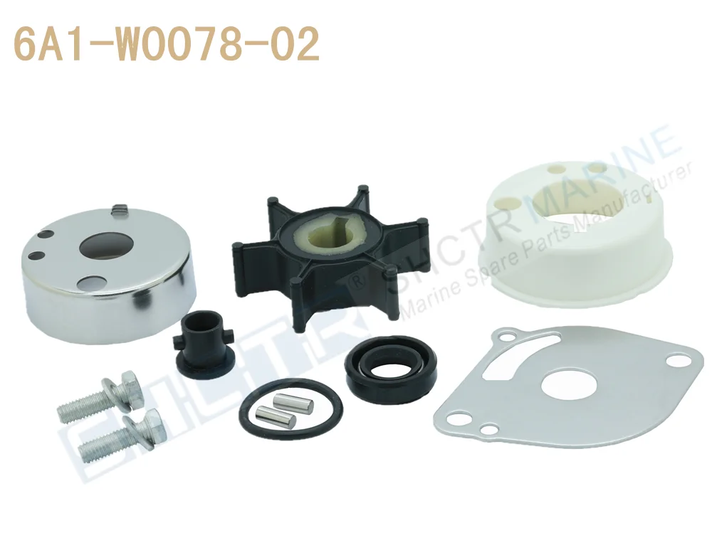 

SHCTR Water Pump & Impeller Kit for OEM 6A1-W0078-02,Sierra 18-3462,2HP