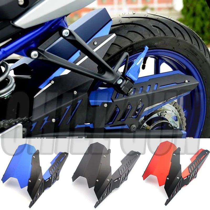 Motorcycle CNC Rear Fender Mudguard Chain Guard Cover Kit for YAMAHA YZF R25 R3 MT-03 MT03 MT 03 2015 2016-2019 YZF-R3 YZF-R25