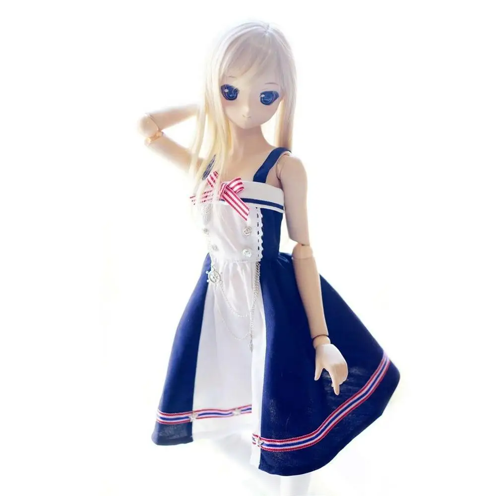 [wamami] Dark Blue Dress Sui /Dress 1/4 MSD 1/3 SD DZ AOD BJD Dollfie