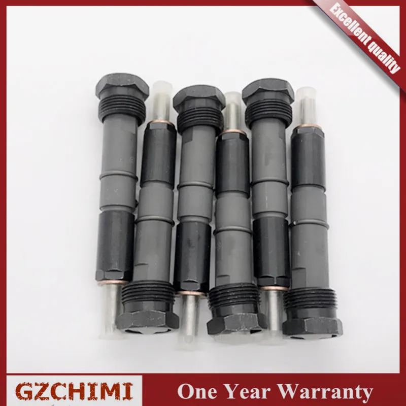 6Pcs Fuel Injectors 0432131837 3919350 For Cummins 5.9L 6BT Diesel Engine