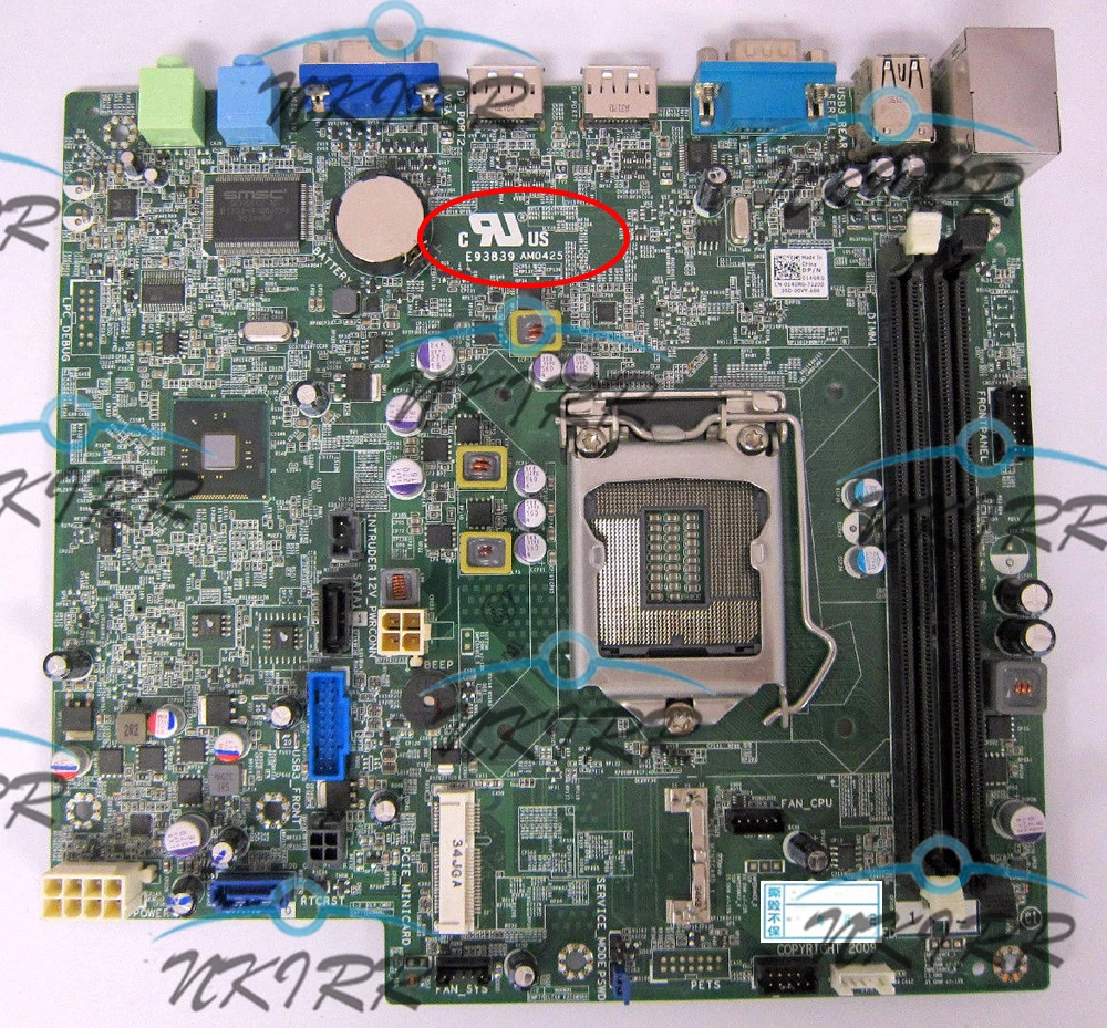 E93839 AM0425 KC9NP 14GRG 423CV Y43VF 43JN4 D4T30 0KC9NP 0423CV 0Y43VF 043JN4 0D4T30 for Optiplex 7020 9020 USFF Motherboard