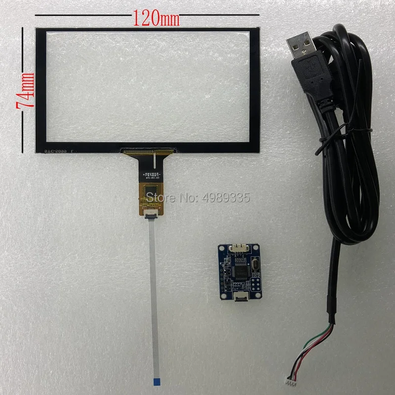 5-inch capacitive touch USB interface supports WIN7 8 10 and linux and Android system 120mmX74mm