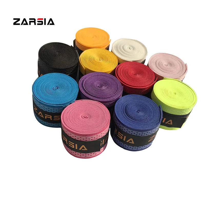 5pcs ZARSIA tennis overgrips New pressure point badminton racket overgrip fishing rod grip antiskid sweatbands 10 colors