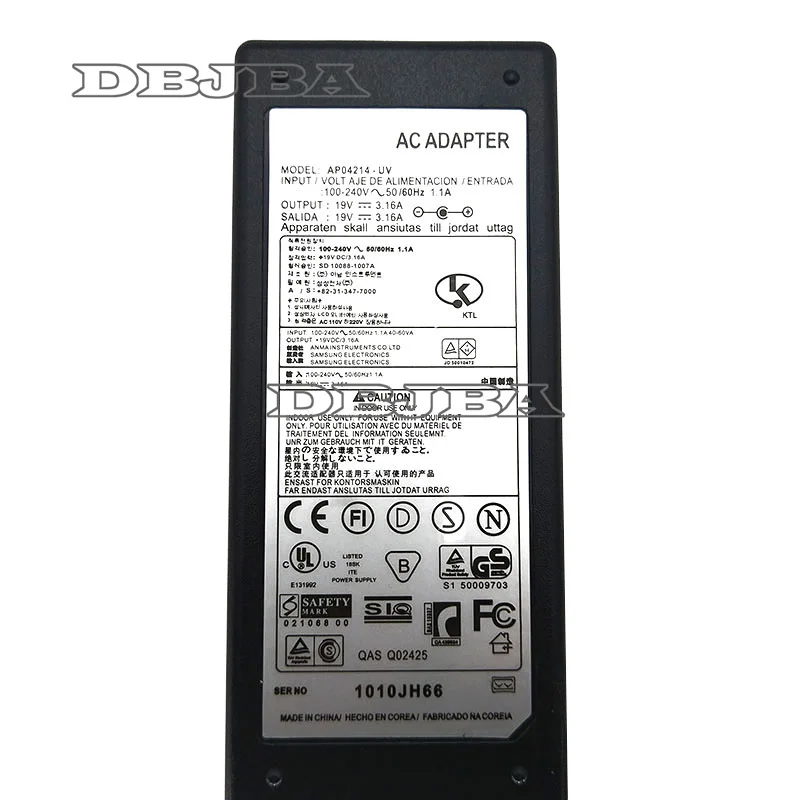 FOR Airis Green 320 Compatible Laptop Power AC Adapter Charger