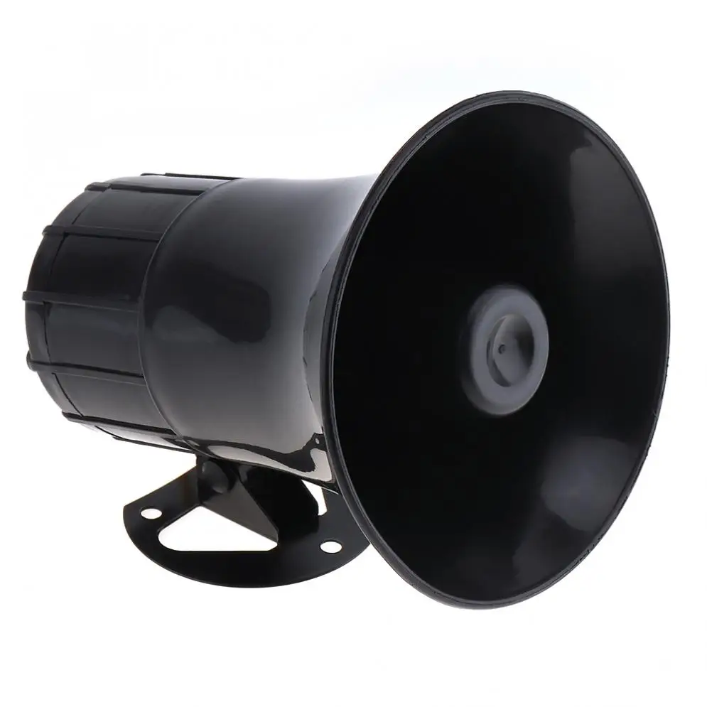 50W 12V 3 Sound Car Air Horn Electronic Warning Siren Motorcycle Alarm Firemen Ambulance Loudspeaker support MIC