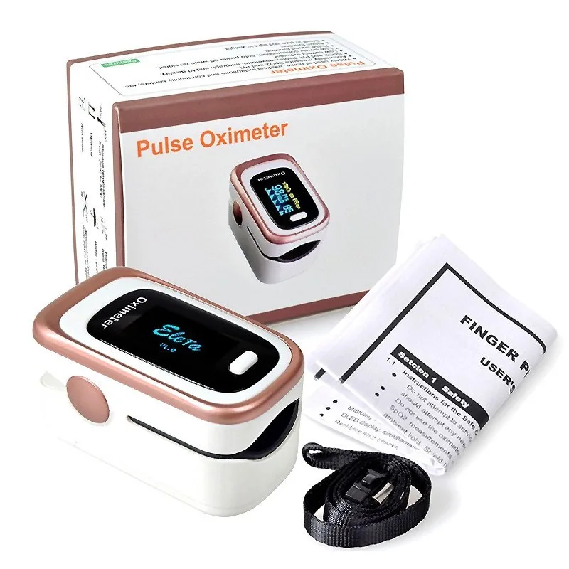 Finger Pulse Fingertip Oled Portable Oximeter SPO2 PR PI 8 hours sleep monitor Blood Oxygen Oximetro pediatrico De Dedo a case