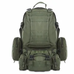 Mochila Tática Militar Molle ao ar livre, Bolsa de Esportes, Impermeável, Camping, Caminhadas, Viagem, Hot Outlife, 50L